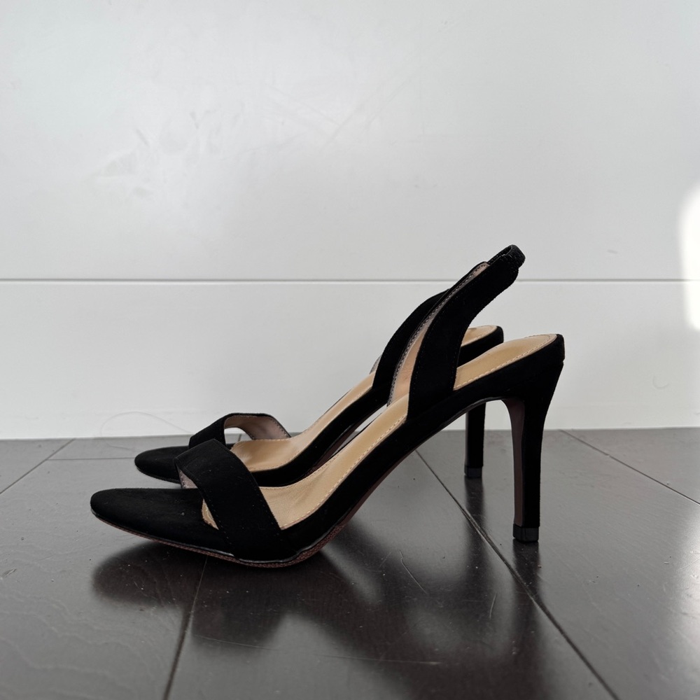 Black Slingback Heels (brand new)